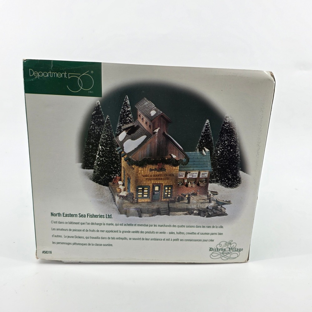 Dept 56 Dickens Village North Eastern Sea Fisheries Ltd 58316 Christmas new